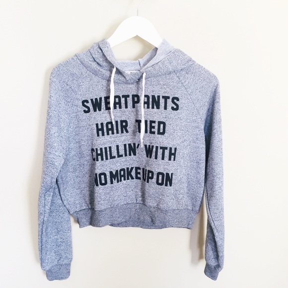 Bluenotes Tops - BLUENOTES. Grey heathered. Hoodie. Decal on chest